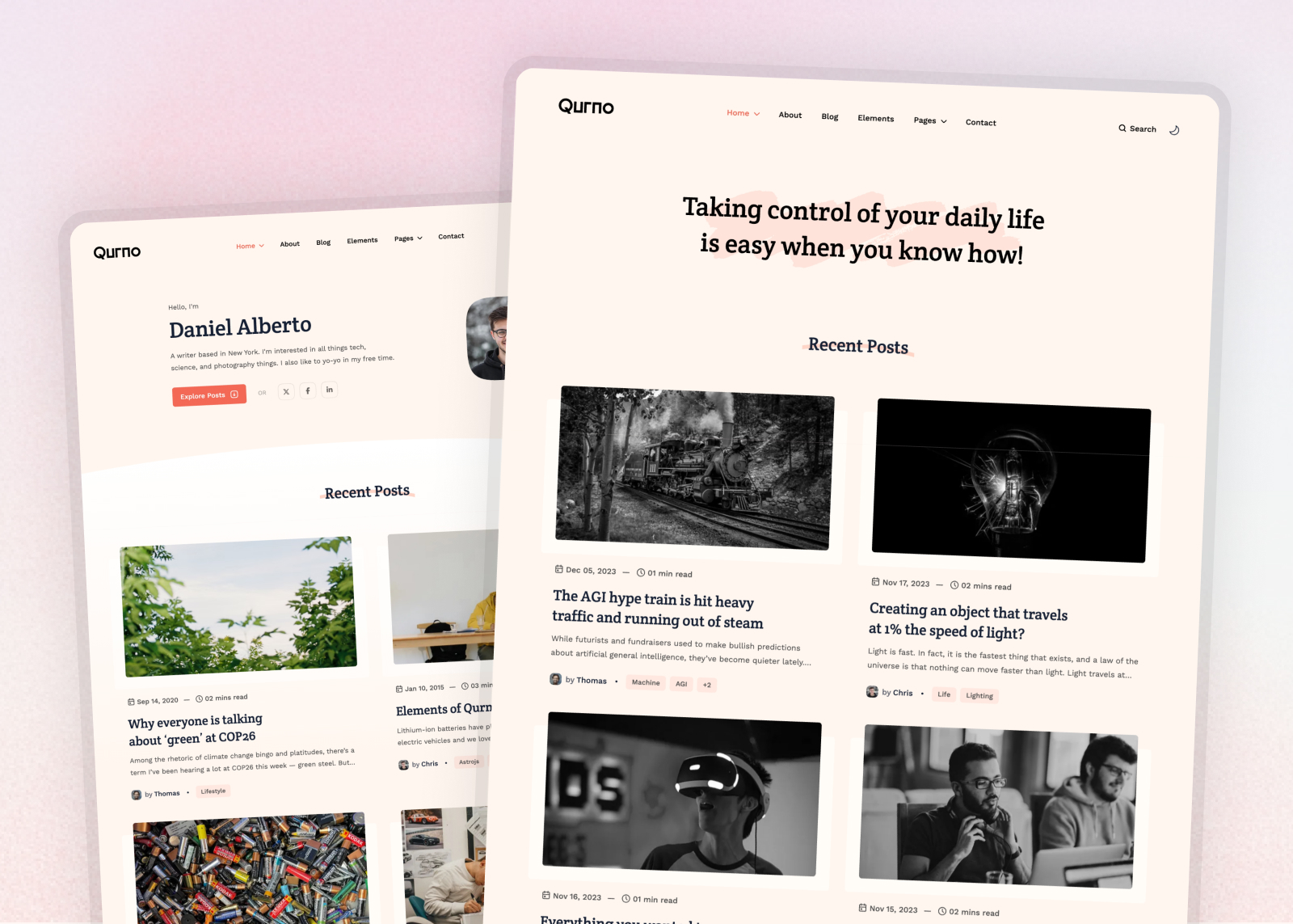 Qurno Astro — Multipurpose Astro Blog Theme
